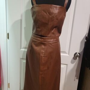 Jason Wu Tan Leather Garment